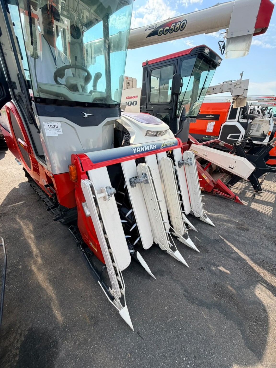 Used Japanese combine harvester